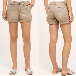 Anthropologie khaki shorts